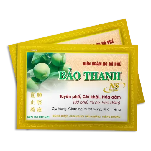 Viên Ngậm BẢO THANH không đường H/20Vỉ x 5viên