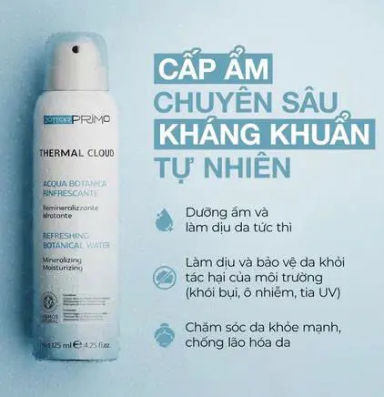 Xịt khoáng hữu cơ Dottorprimo 125ml
