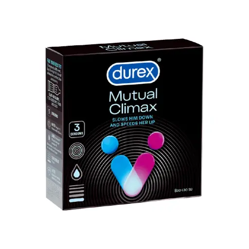 BCS Durex mutual climax kéo dài và gân gai H/3c